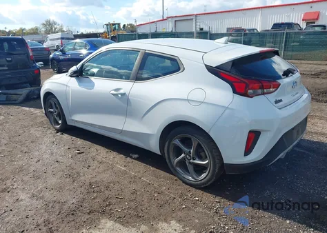2019 Hyundai Veloster 2.0 из США, поврежденный, VIN KMHTG6AF0KU018925